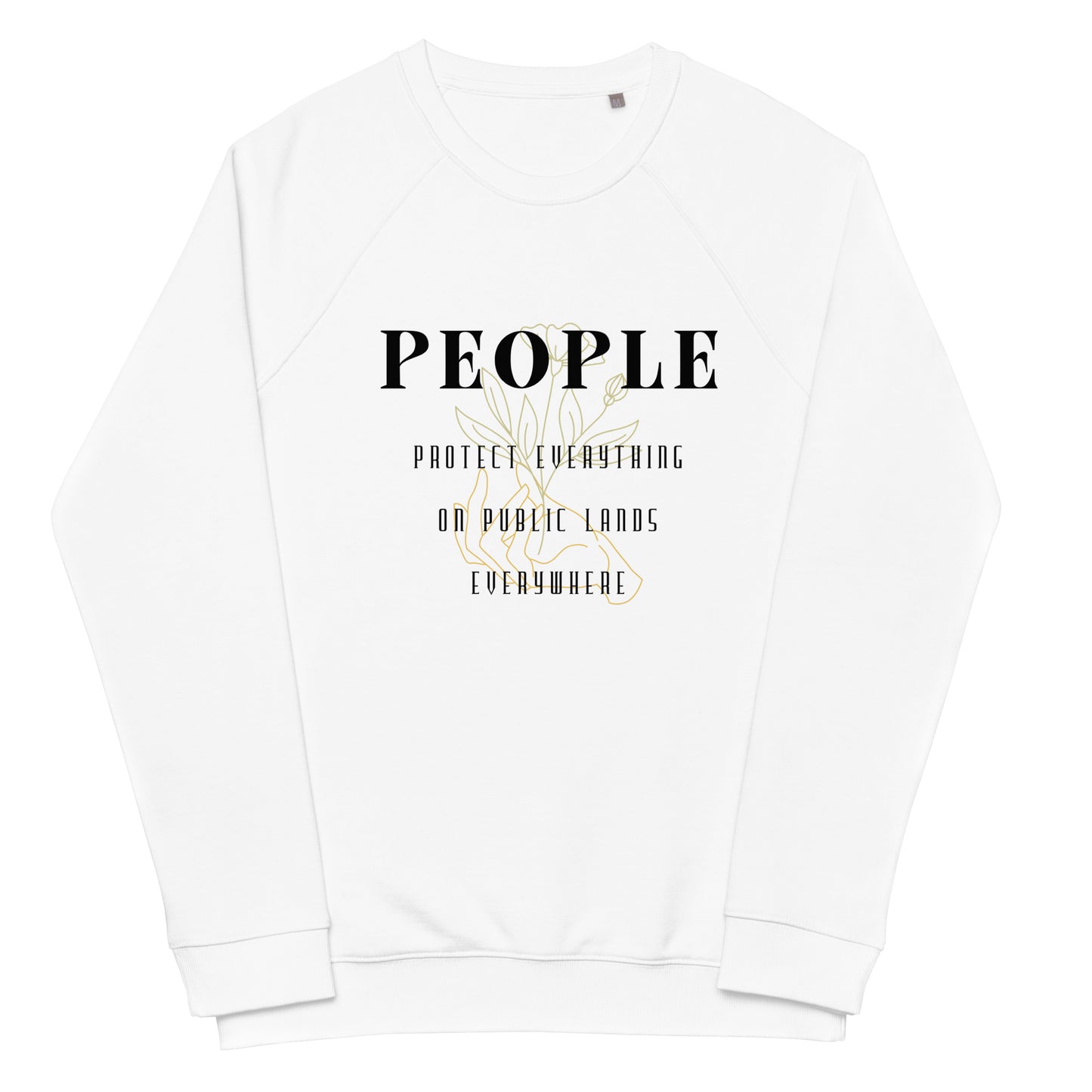 Unisex Organic Raglan Fleece Sweatshirt